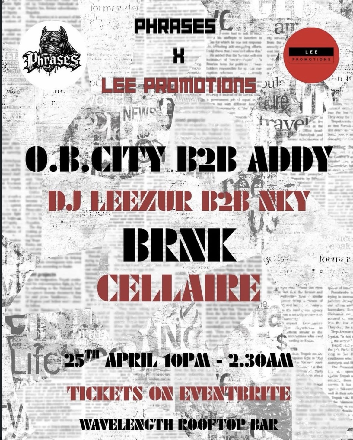 Phrases x Lee Promotions
